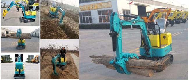 ราคาต่ำสุดของจีนผู้ผลิต 800 kg Mini Excavator สำหรับฟาร์ม