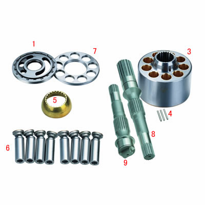 PC60 / 200/220/300 - 6/7 (HPV95 / 132) ชิ้นส่วนปั๊มไฮดรอลิกของ Komatsu